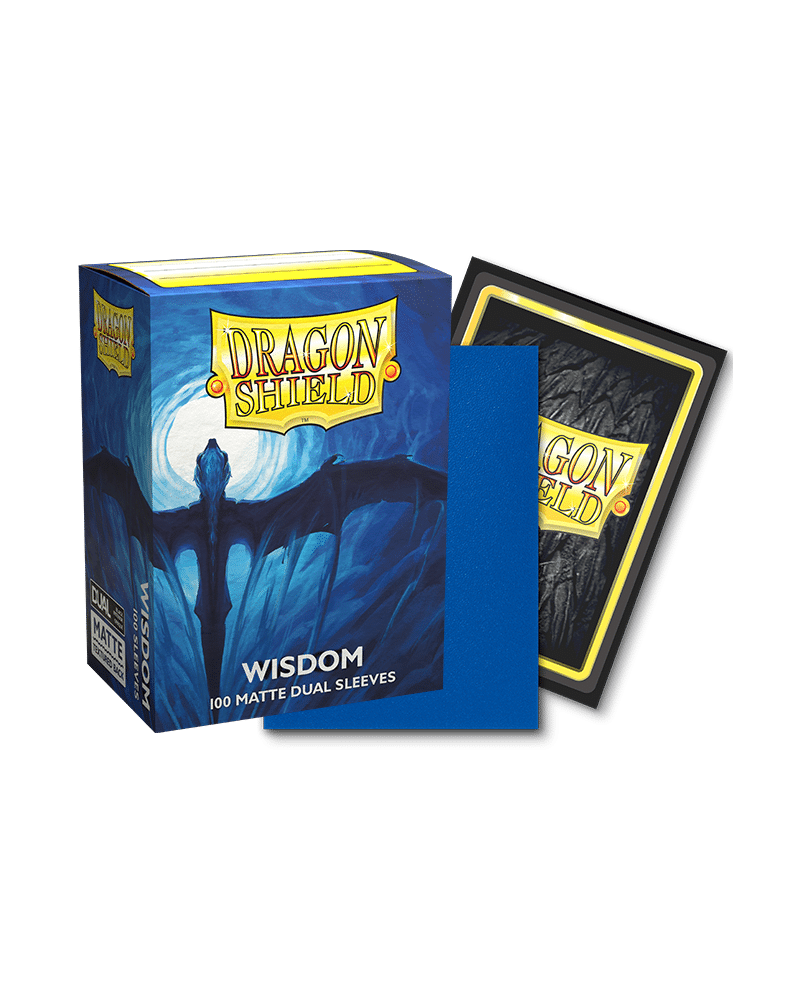 Dragon Shields: (100) Matte Dual Sleeves Wisdom