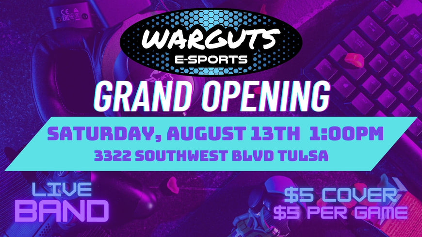 Warguts Grand Opening Event is THIS SATURDAY!
