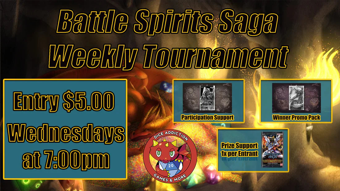 Wednesday Night Battle Spirits Saga @ Dice Addiction