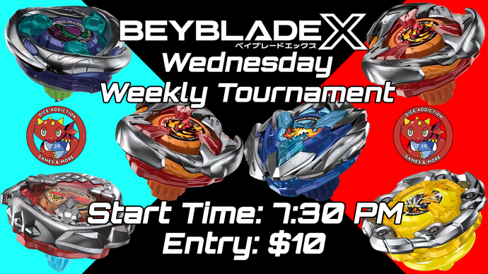 Wednesday Night Beyblade at Dice Addiction!