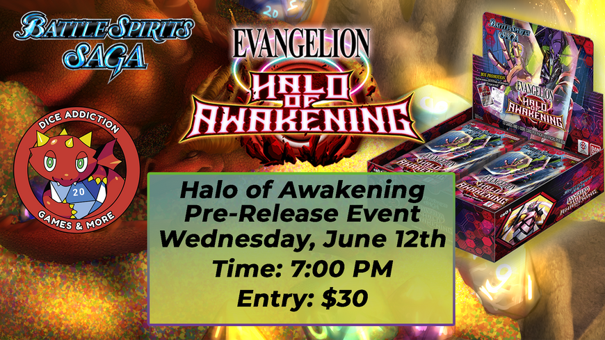 Halo of Awakening Pre-Release event at Dice Addiction