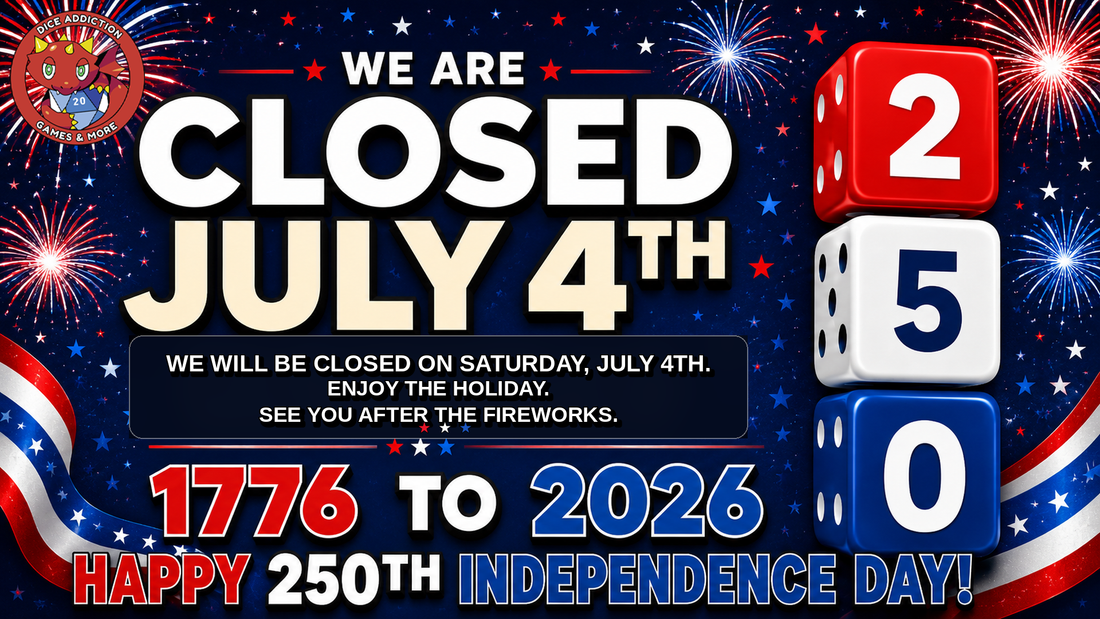 DICE ADDICTION CLOSED FOR THE FOURTH