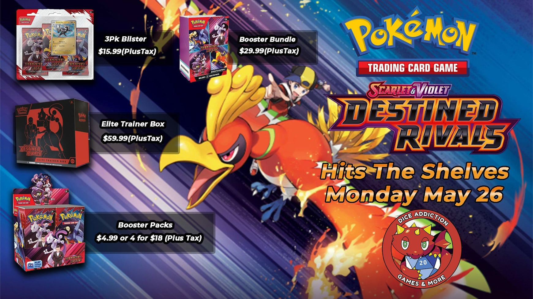Destined Rivals lands at Dice Addiction.