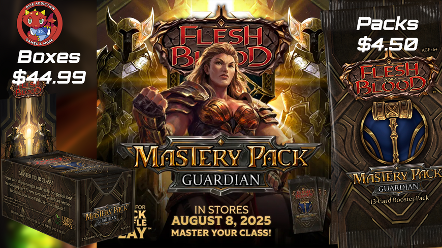 Dice Addiction has the new Guardian Mastery pack in stock!