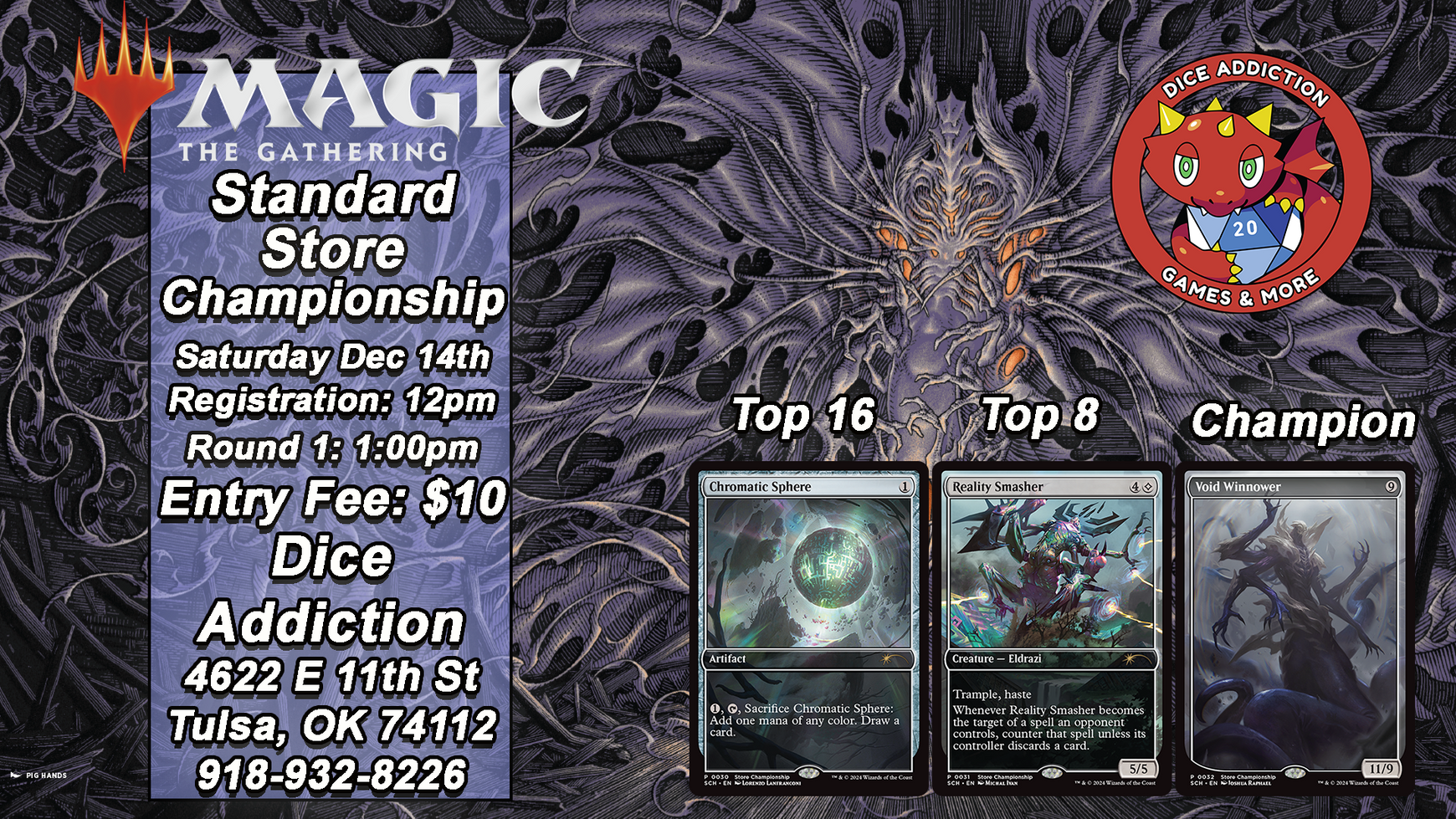 Planeswalker Glory Awaits You at Dice Addiction's MTG Store Championship!
