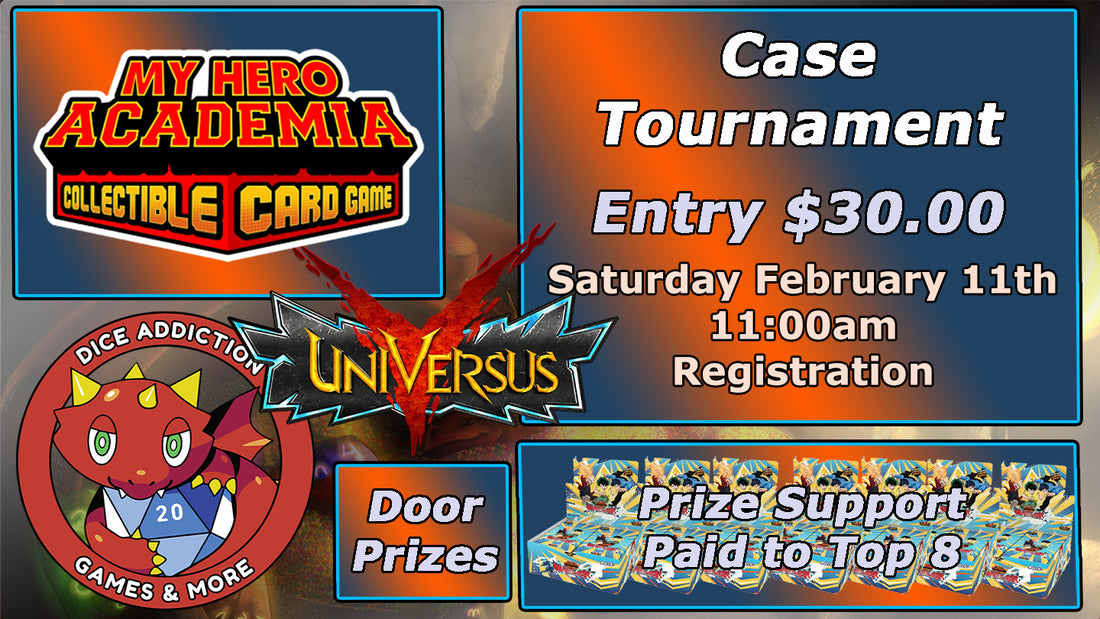 My Hero Academia Heroes Clash Case Tournament Hosted by Dice Addiction