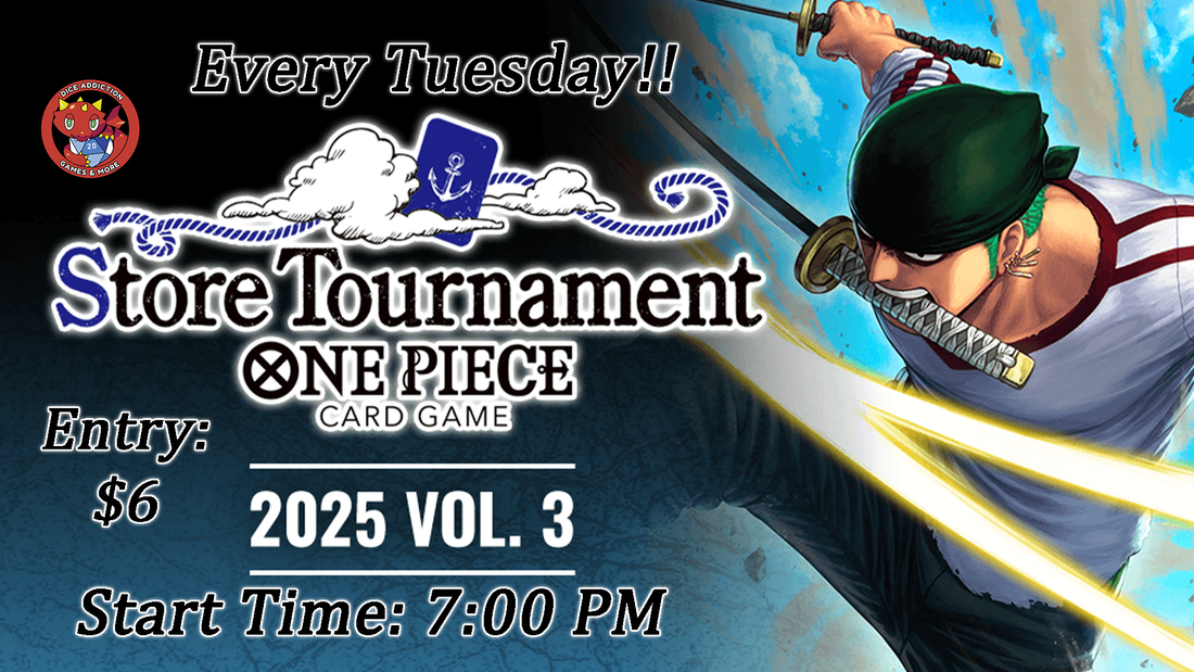 Tuesday Night One Piece at Dice Addiction!