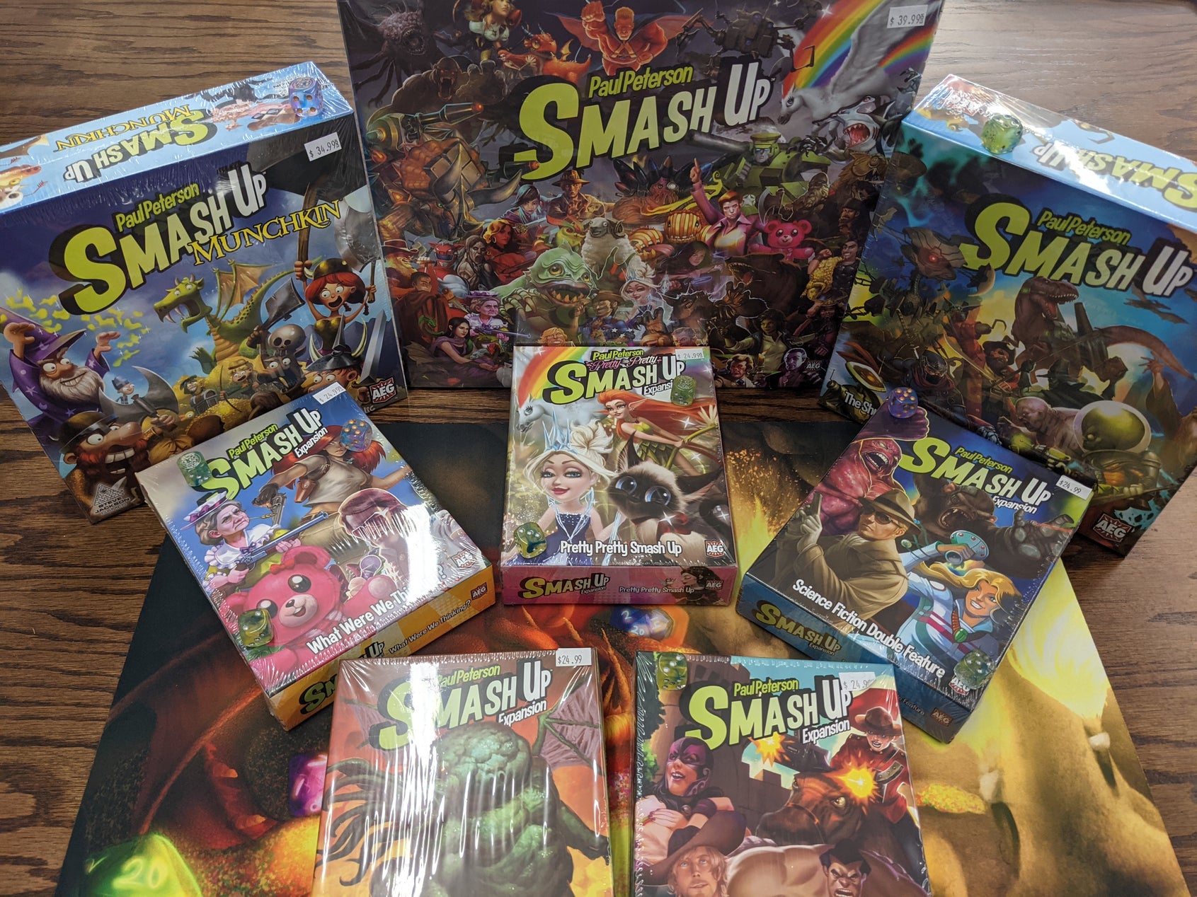 Smash Up, the shuffle building game you never knew you needed!!!