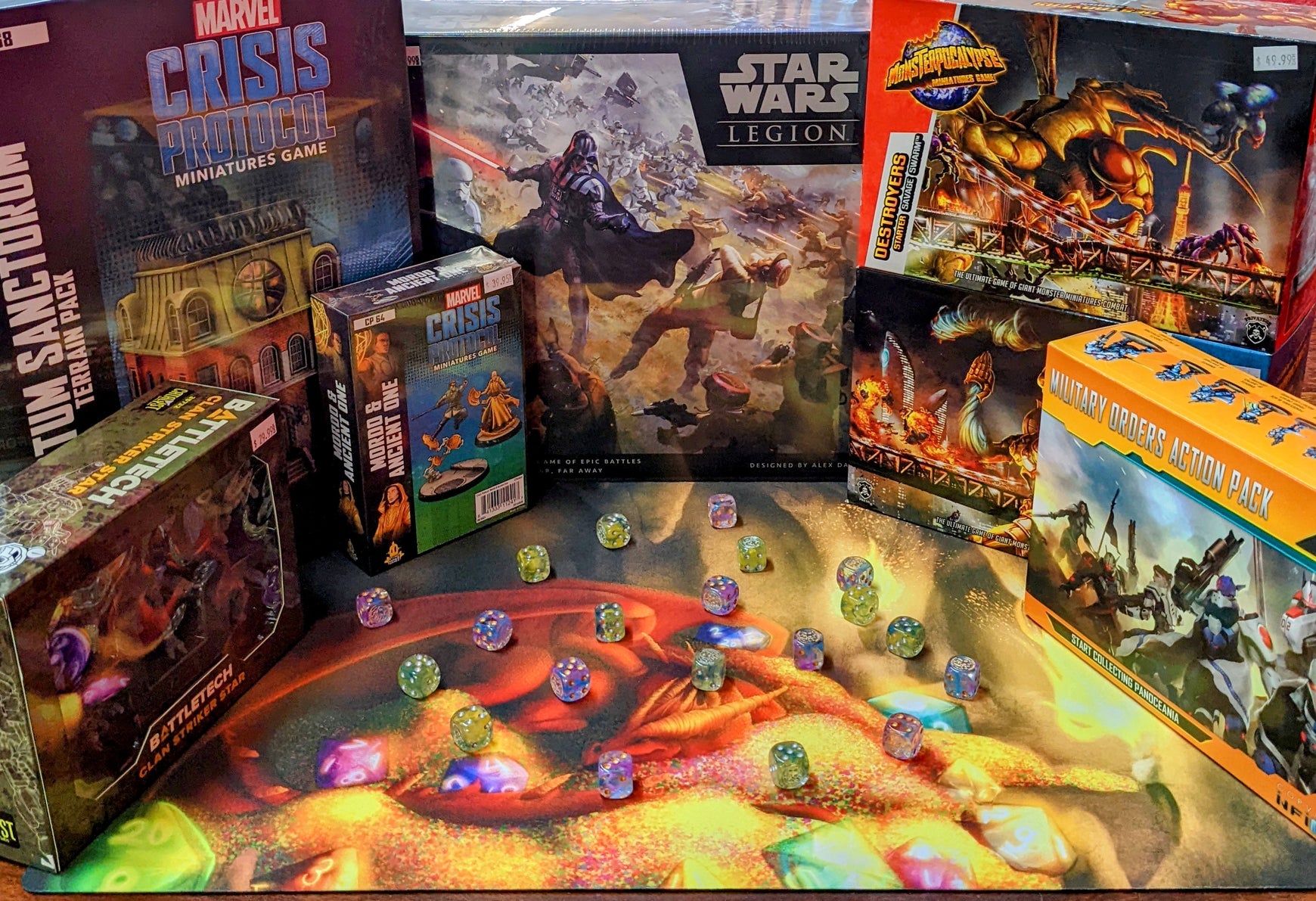 Miniature Games at Dice Addiction.
