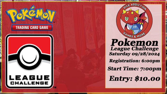 Pokémon League Challenge - Saturday, September 28th, 2024