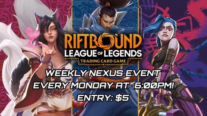 Riftbound Weekly Nexus Events at Dice Addiction!
