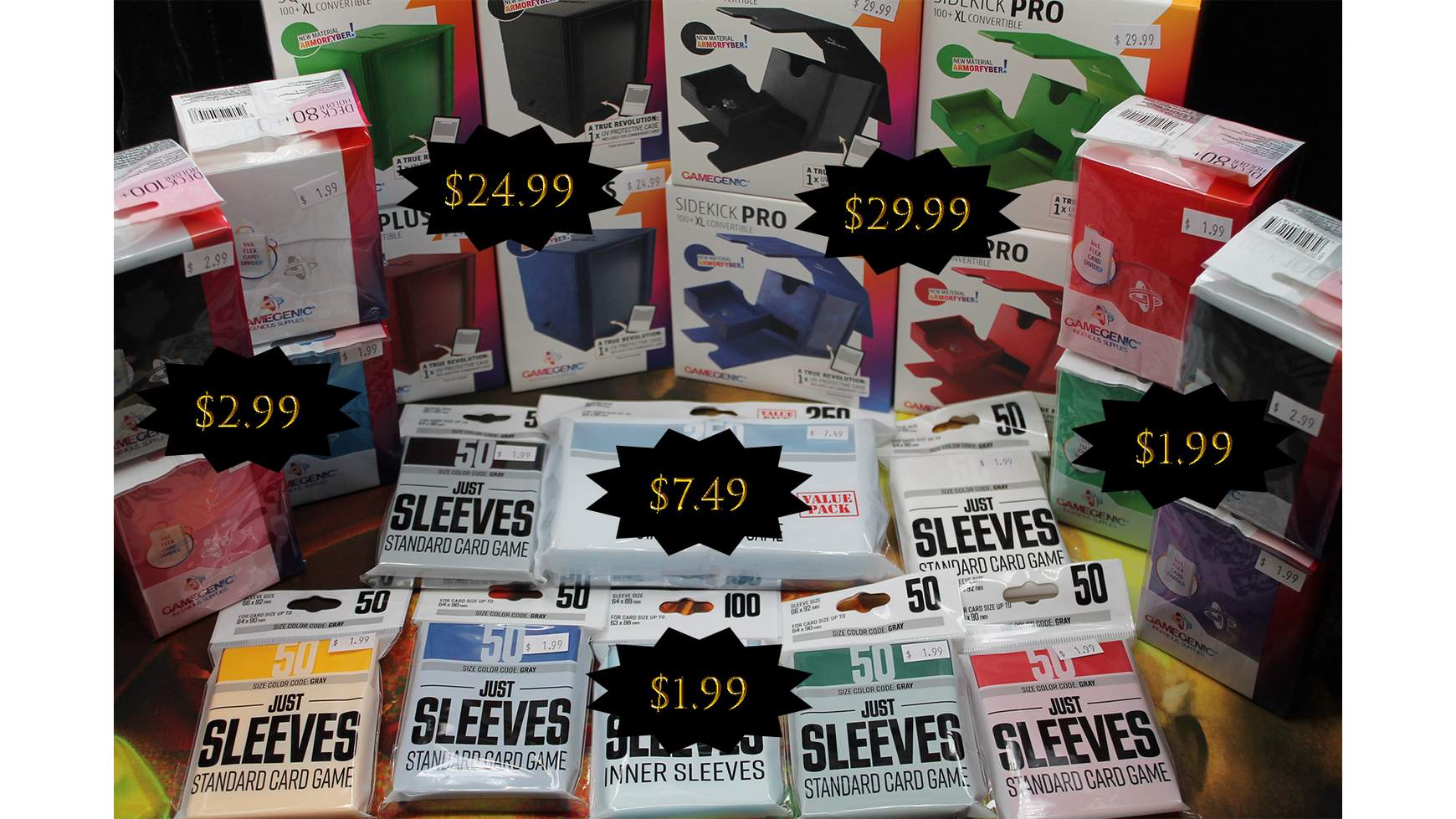 SLEEVES AND BOXES!