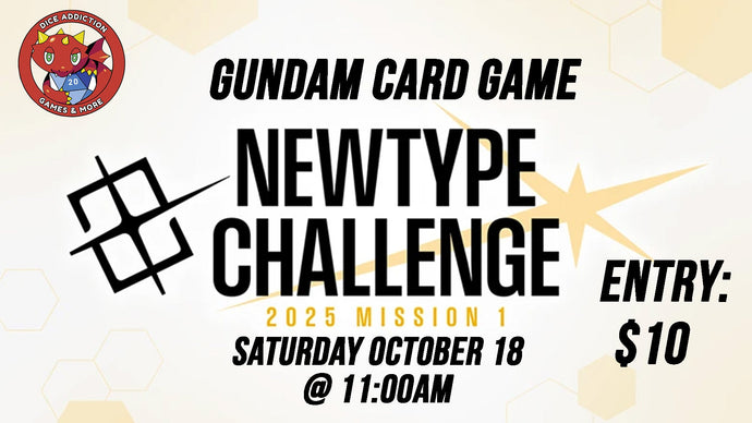 Dice Addiction's Gundam Newtype Challenge Mission 01