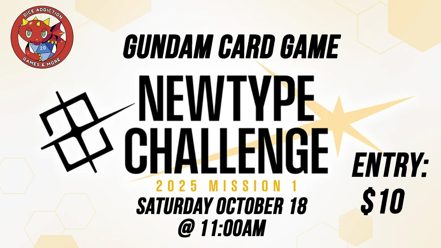 Dice Addiction's Gundam Newtype Challenge Mission 01