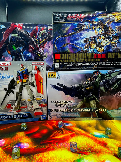 Gundam & Model Kit Restock @ Dice Addiction!