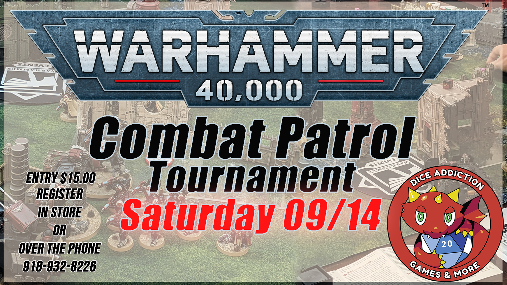 Warhammer 40K Combat Patrol Tournament 09/14