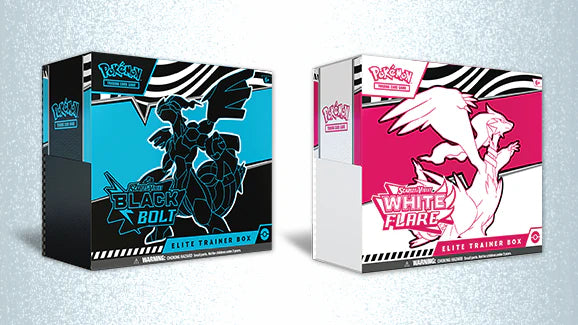 Pokémon Black Bolt and White Flare Arrive at Dice Addiction Tomorrow Saturday July 19th