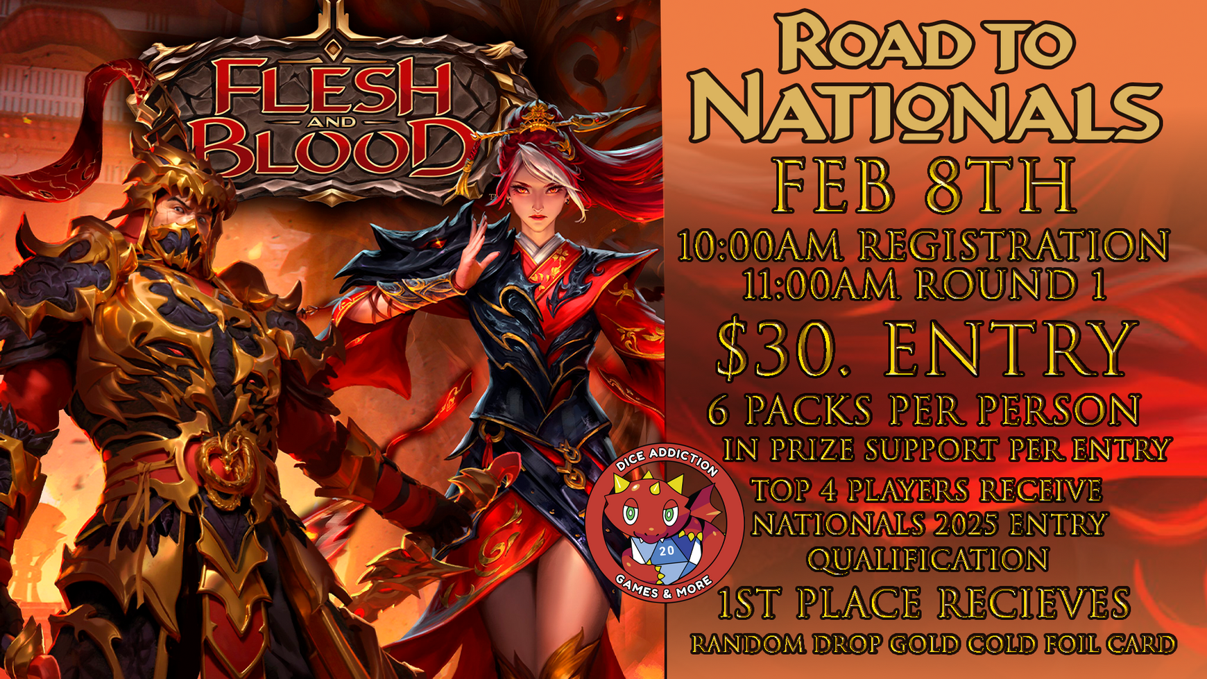 Flesh and Blood: Road to Nationals 2025 - Your Journey Starts Here