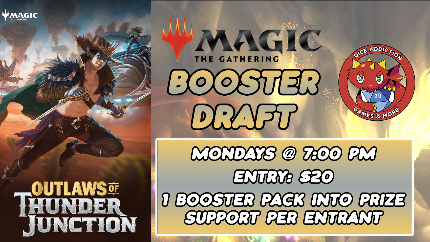 Monday Night MTG Booster Draft hosted by Dice Addiction!