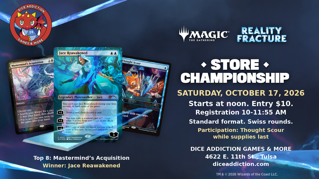 Magic Reality Fracture Store Championship in Tulsa on October 17, 2026.
