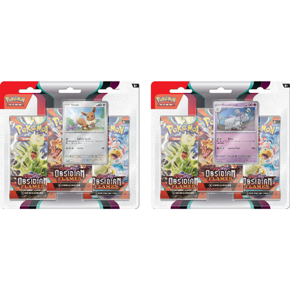 Pokémon: Scarlet & Violet Obsidian Flames Three-Booster Blister Pack