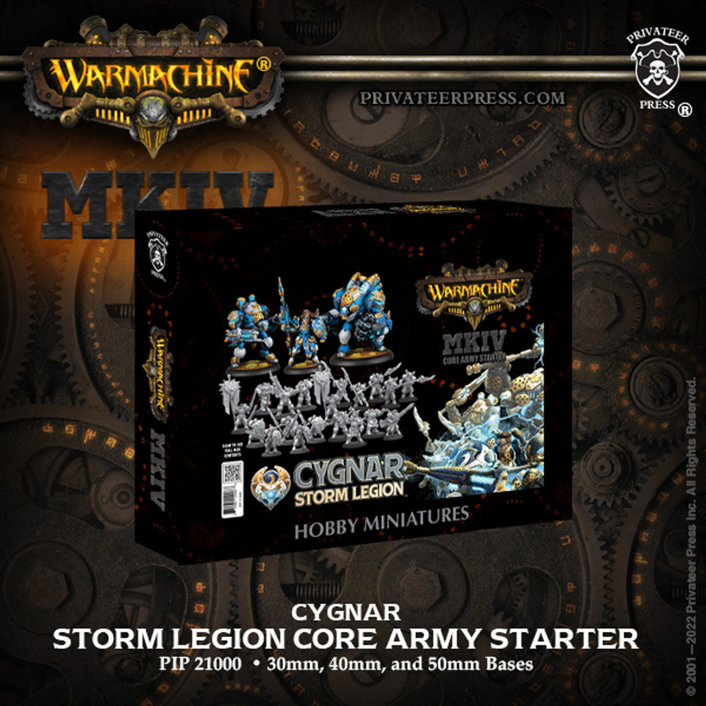 Warmachine MK IV: Cygnar Storm Legion Core Army Starter