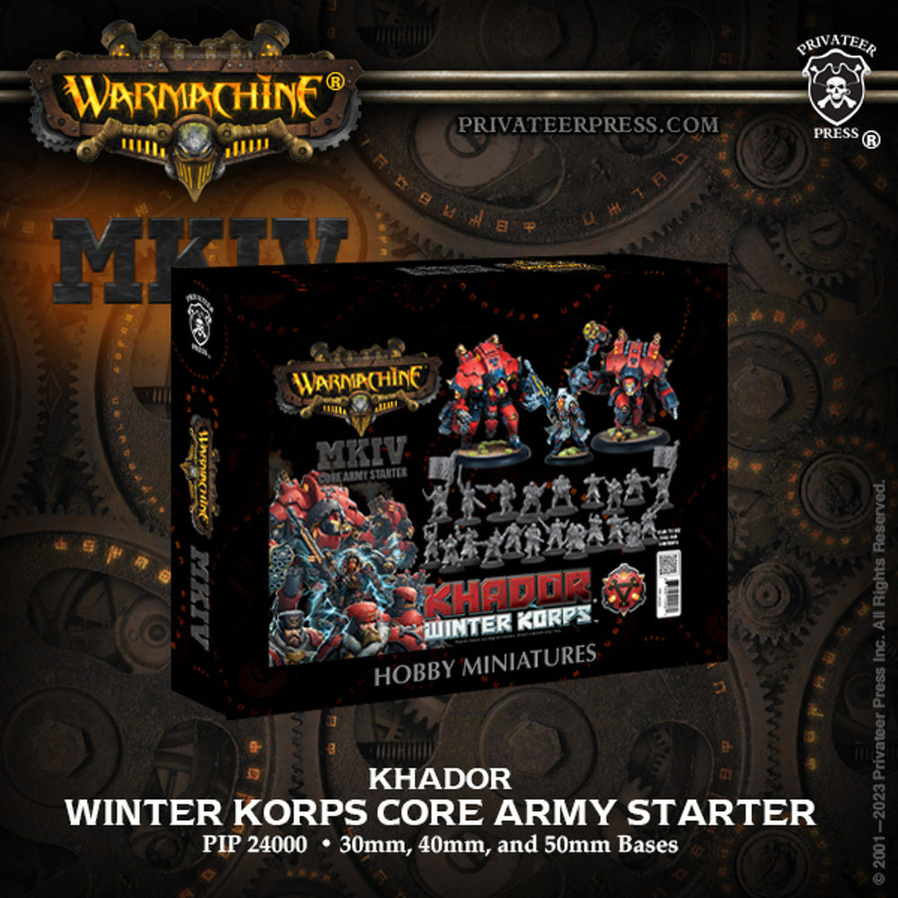 Warmachine MK IV: Khador Winter Korps Core Army Starter