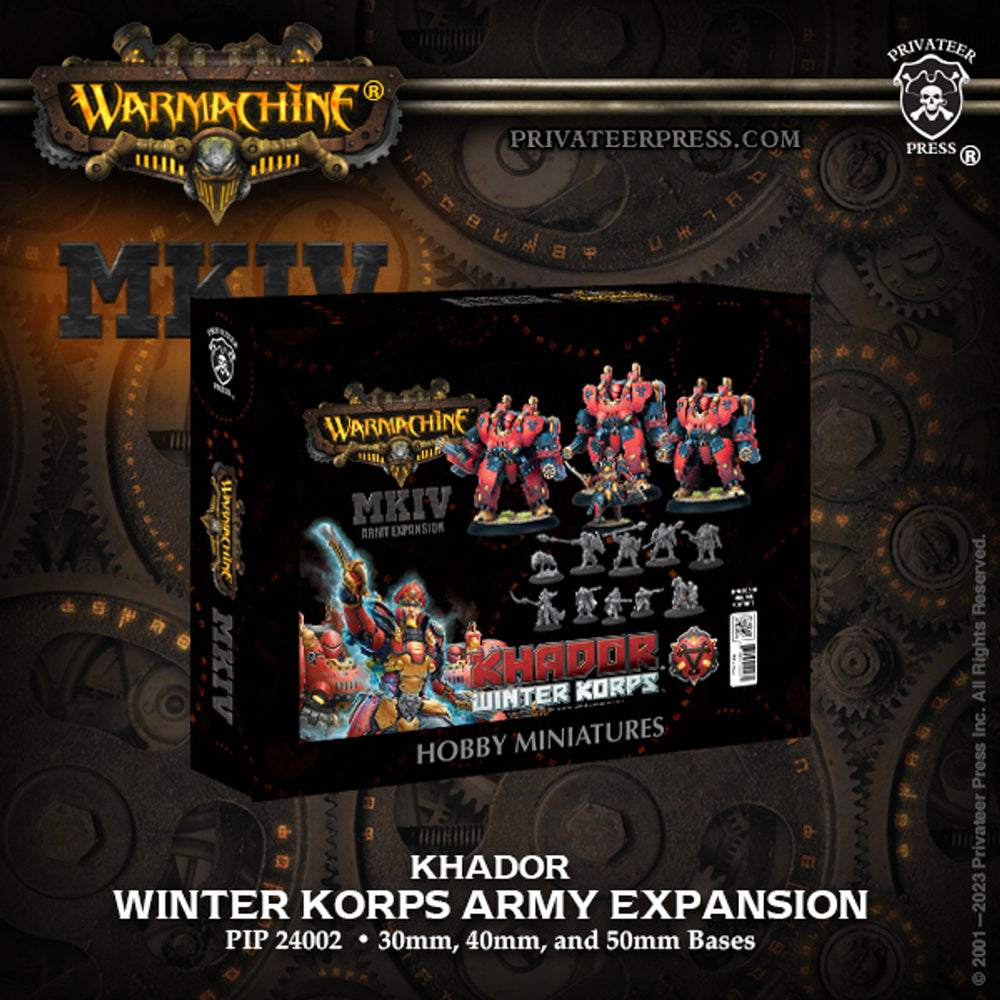 Warmachine MK IV: Khador Winter Korps Army Expansion