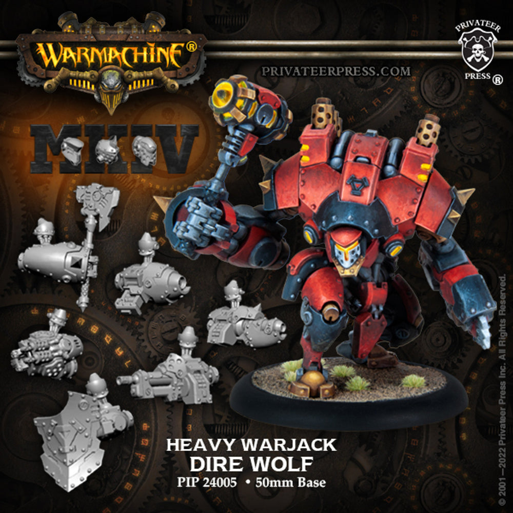 Warmachine MK IV: Khador Winter Korps Dire Wolf Heavy Warjack