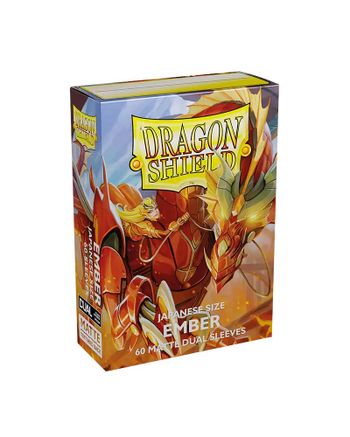 Dragon  Shields Japanese: (60) Ember Matte Dual Sleeves