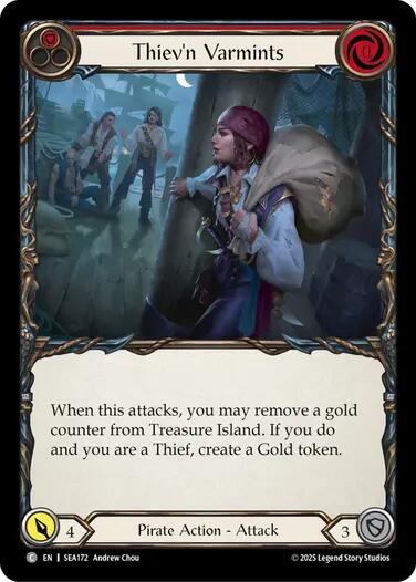 Thiev'n Varmints [SEA172] (High Seas)  Rainbow Foil