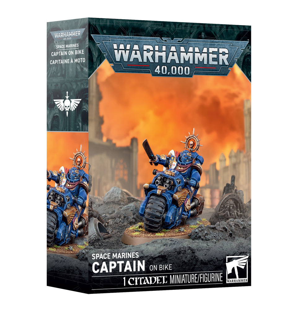 Space Marines: Captain on Bike box