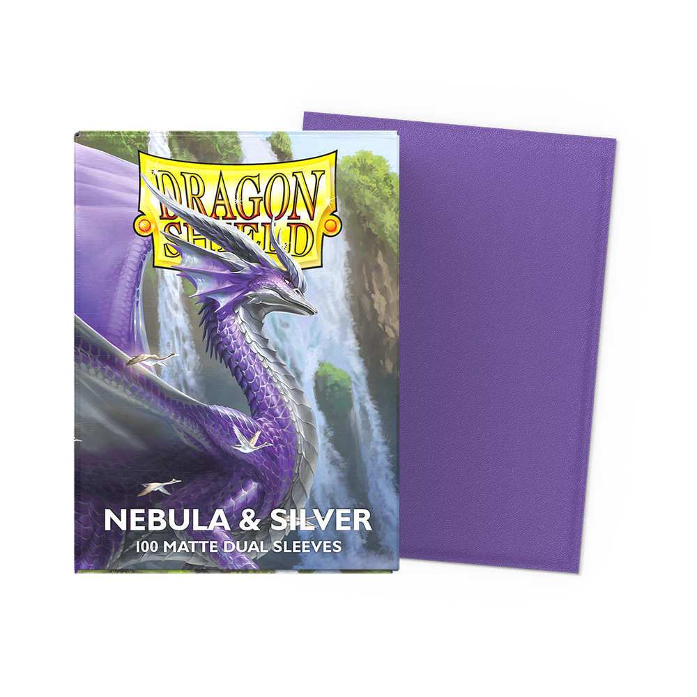 Dragon Shield Dual Matte: Nebula & Silver (100ct)