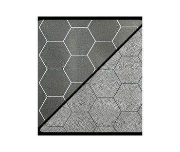 Chessex 1'' Reversible Battlemat Black & Grey