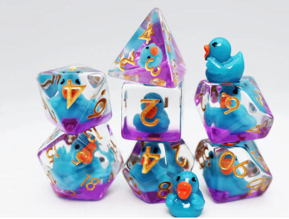 Duck on the Pond RPG Dice Set