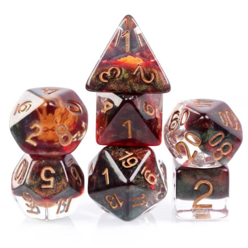 DRAGON MASK RPG DICE SET