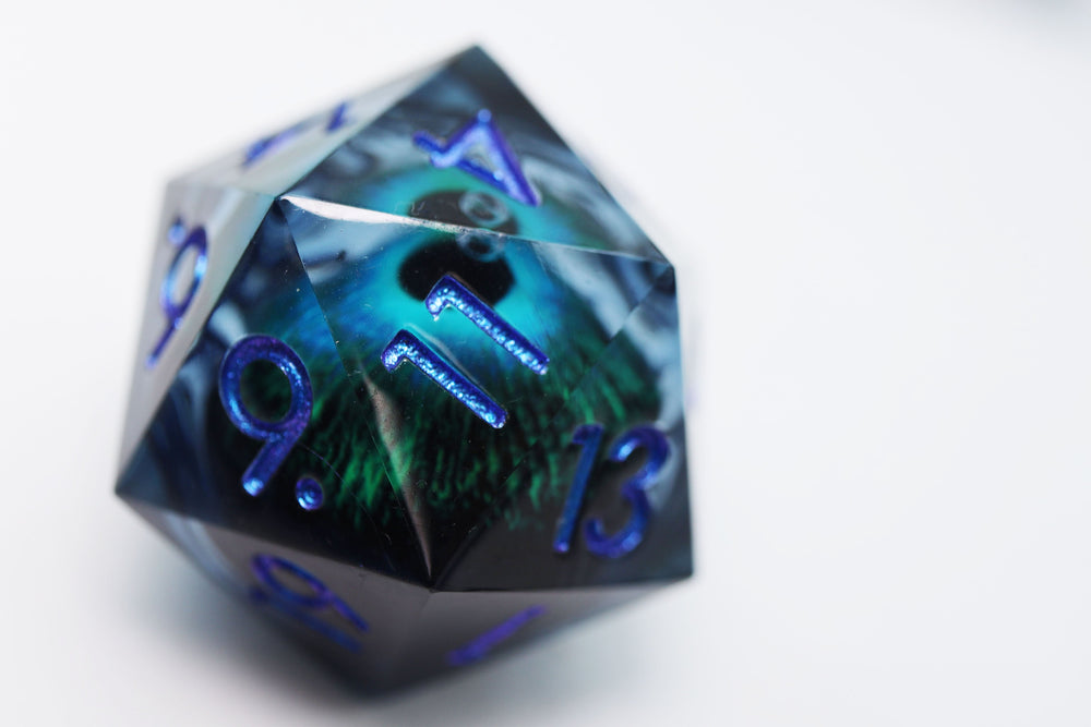 35MM MOVING EYE D20 - BLUE CYCLOPS EYE