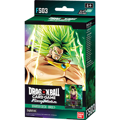 Dragon Ball Super Card game: Fusion World STARTER DECK -BROLY- [FS03]