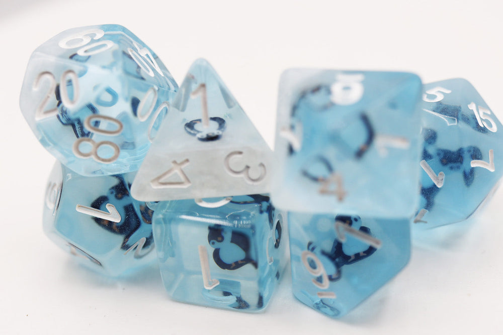 FROZEN PENGUIN RPG DICE SET