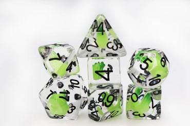 Acquisitions Inc Green Flame RPG Dice Set