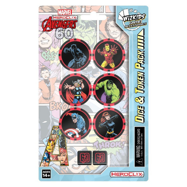 Marvel HeroClix: Avengers 60 Dice and Token Pack