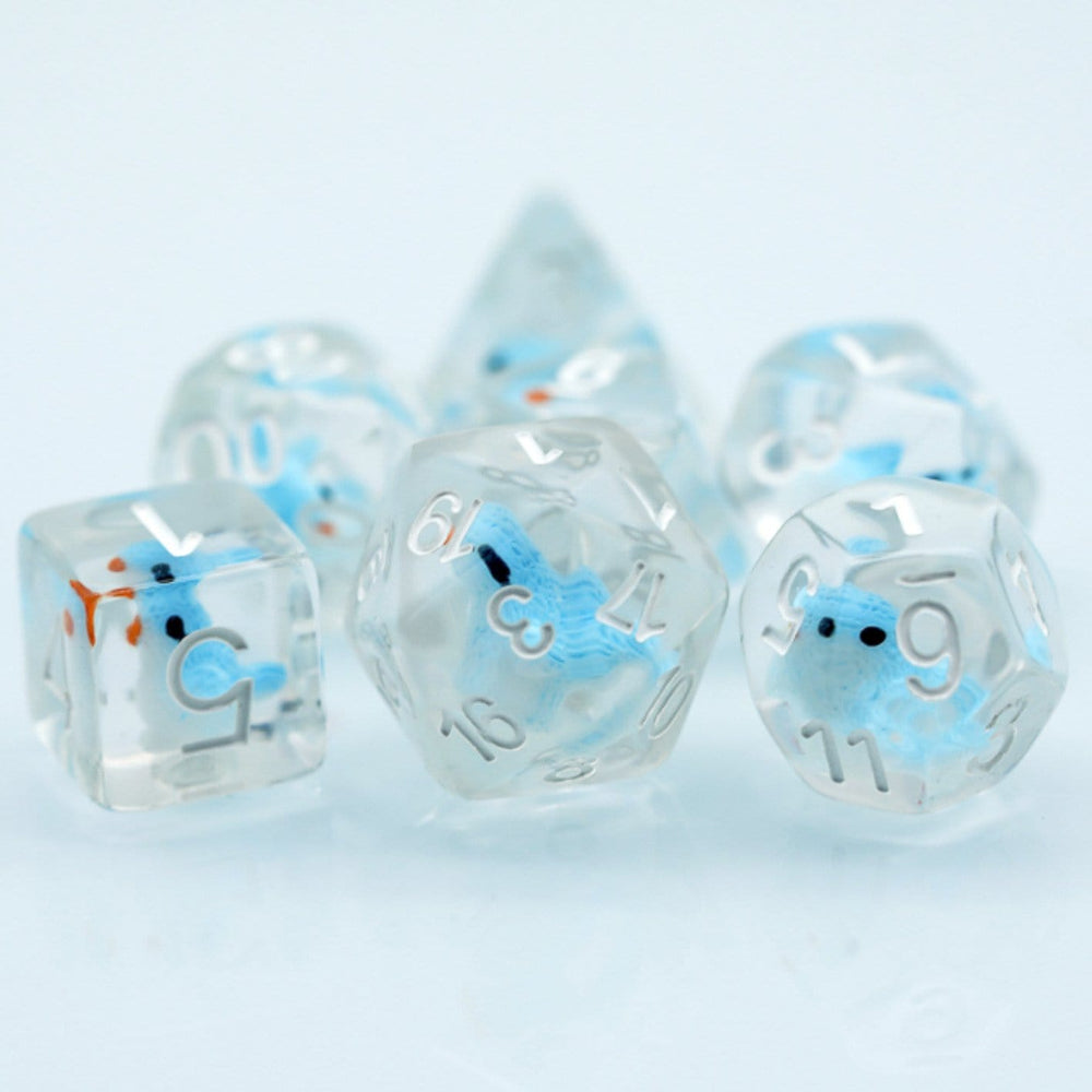 BLUE BIRD RPG DICE SET