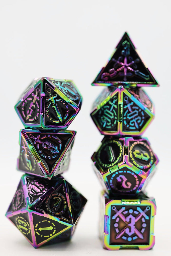 Crossed Swords: Sword of Europa RPG DICE SET METAL