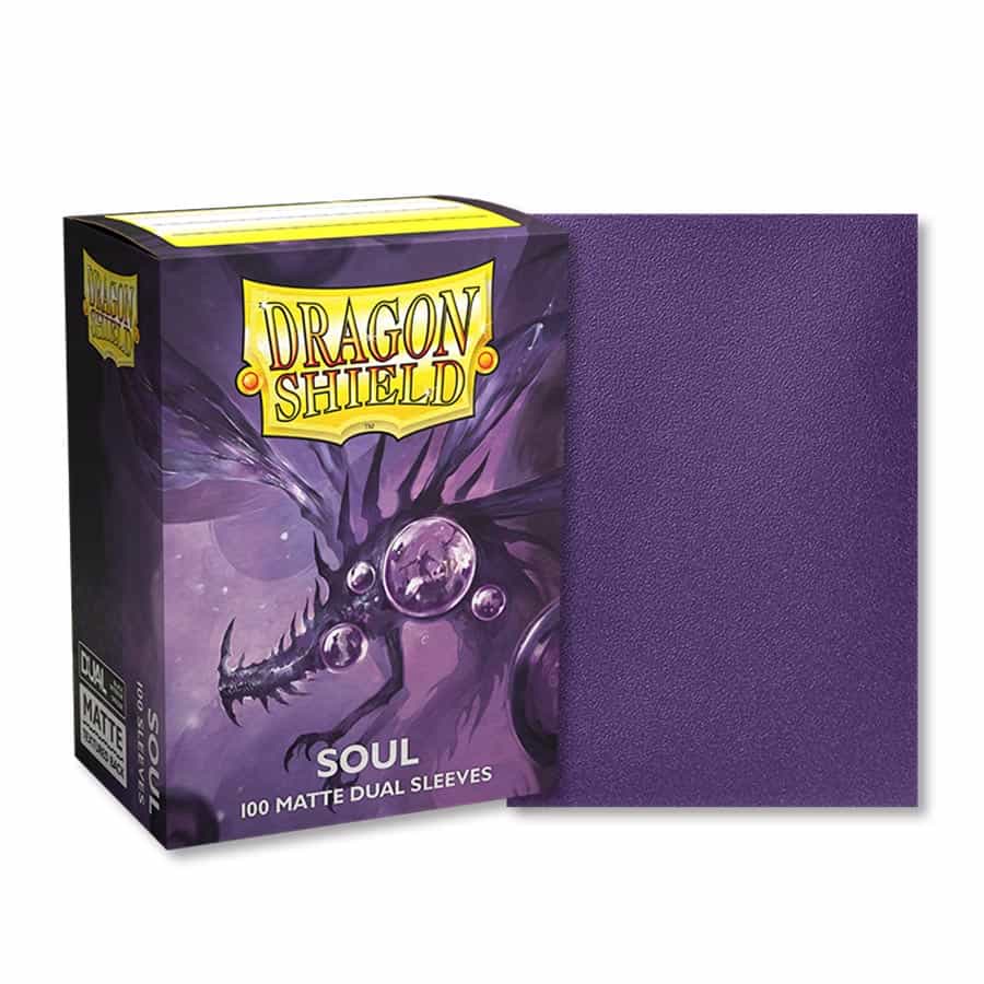 Dragon Shields: (100) Dual Matte Metallic Purple: Soul