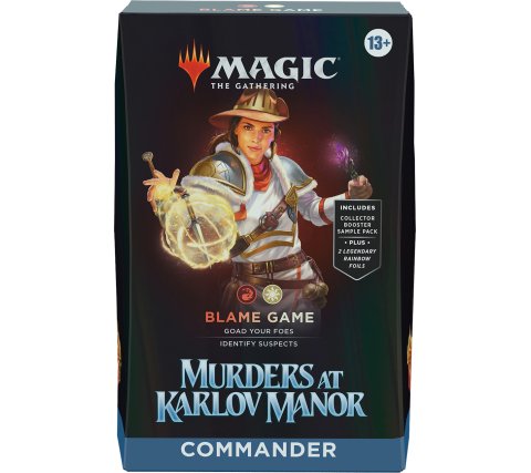 MTG: Murders at Karlov Manor Commander Pre-constructed Deck: Blame Game