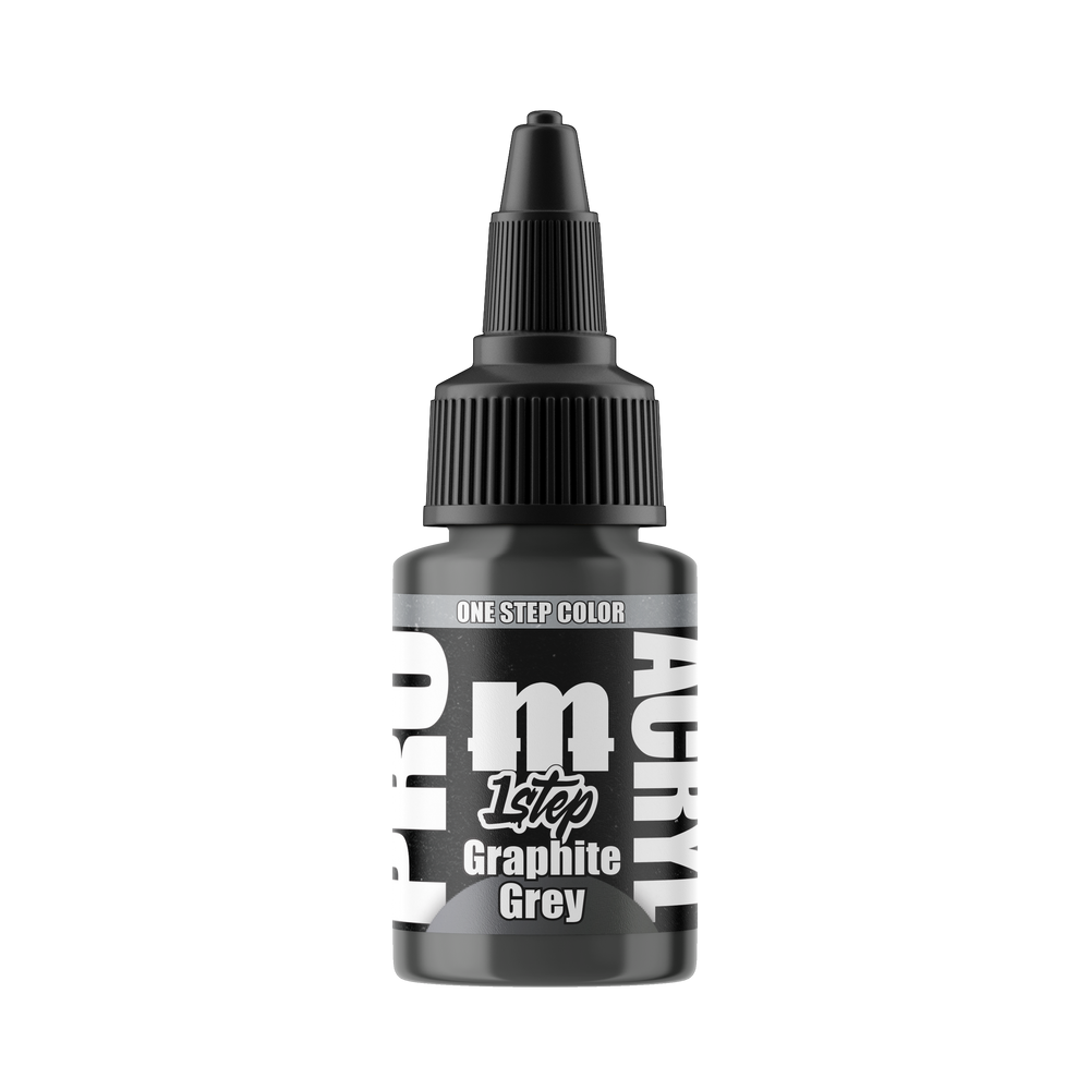 Monument Hobbies PRO Acryl 1-Step 508 Graphite Grey, 22 ml paint bottle
