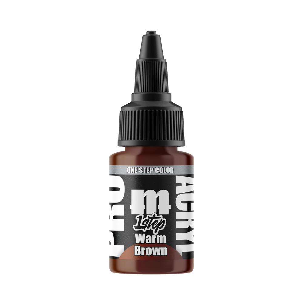Monument Hobbies PRO Acryl 1-Step 510 Warm Brown, 22 ml paint bottle