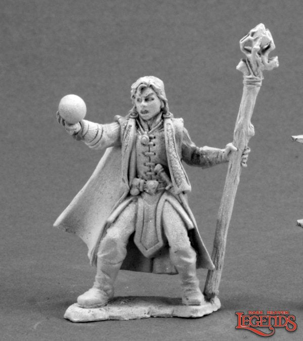 Drake Whiteraven, Young Mage