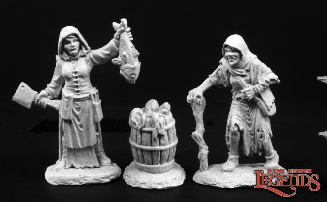 Townfolk of Dreadmere - Fishwife & Crone