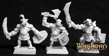 Bull Orc Fighters (6), Reven Grunt